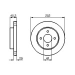 BOSCH Bremsscheibe