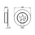 BOSCH Bremsscheibe