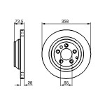 BOSCH Bremsscheibe