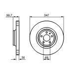 BOSCH Bremsscheibe