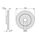 BOSCH Bremsscheibe
