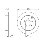 BOSCH Bremsscheibe