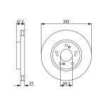 BOSCH Bremsscheibe