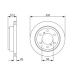 BOSCH Bremsscheibe
