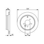 BOSCH Bremsscheibe