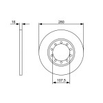 BOSCH Bremsscheibe