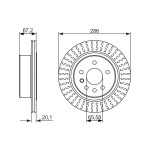 BOSCH Bremsscheibe