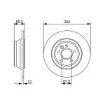 BOSCH Bremsscheibe
