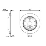 BOSCH Bremsscheibe