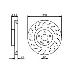 BOSCH Bremsscheibe