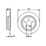 BOSCH Bremsscheibe