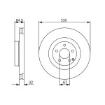 BOSCH Bremsscheibe