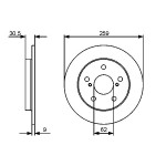 BOSCH Bremsscheibe