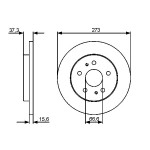 BOSCH Bremsscheibe