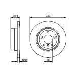 BOSCH Bremsscheibe