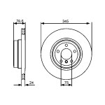 BOSCH Bremsscheibe