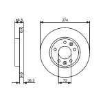BOSCH Bremsscheibe