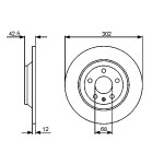 BOSCH Bremsscheibe