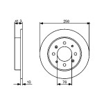 BOSCH Bremsscheibe