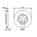 BOSCH Bremsscheibe