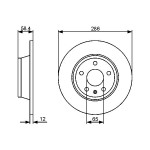 BOSCH Bremsscheibe
