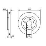 BOSCH Bremsscheibe