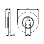 BOSCH Bremsscheibe