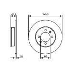 BOSCH Bremsscheibe