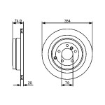 BOSCH Bremsscheibe