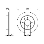 BOSCH Bremsscheibe