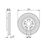 BOSCH Bremsscheibe