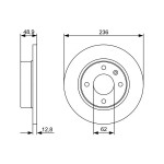 BOSCH Bremsscheibe