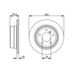 BOSCH Bremsscheibe