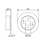 BOSCH Bremsscheibe