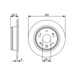 BOSCH Bremsscheibe