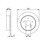 BOSCH Bremsscheibe