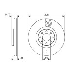 BOSCH Bremsscheibe
