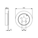 BOSCH Bremsscheibe