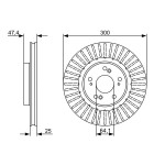 BOSCH Bremsscheibe