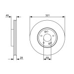 BOSCH Bremsscheibe