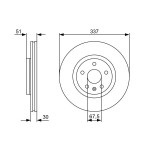 BOSCH Bremsscheibe