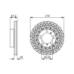 BOSCH Bremsscheibe