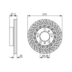 BOSCH Bremsscheibe