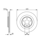 BOSCH Bremsscheibe