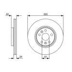 BOSCH Bremsscheibe