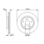 BOSCH Bremsscheibe