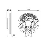 BOSCH Bremsscheibe