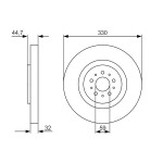BOSCH Bremsscheibe