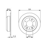 BOSCH Bremsscheibe