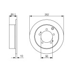 BOSCH Bremsscheibe